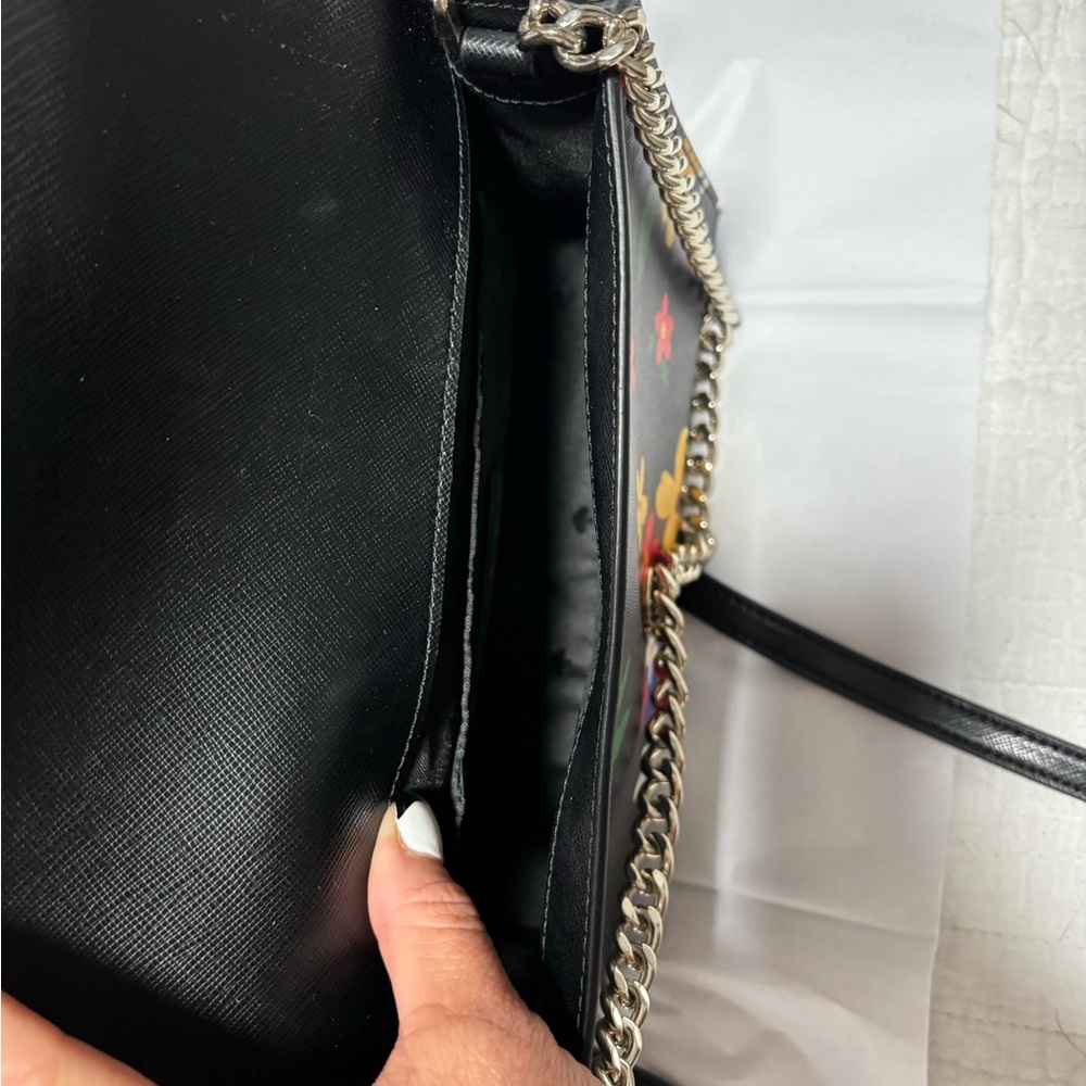 Kate Spade Black Embroidered Crossbody Bag - Picture 3 of 4
